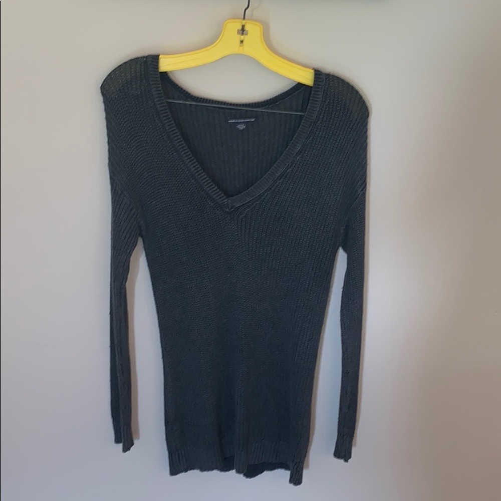 Charcoal Knit Sweater